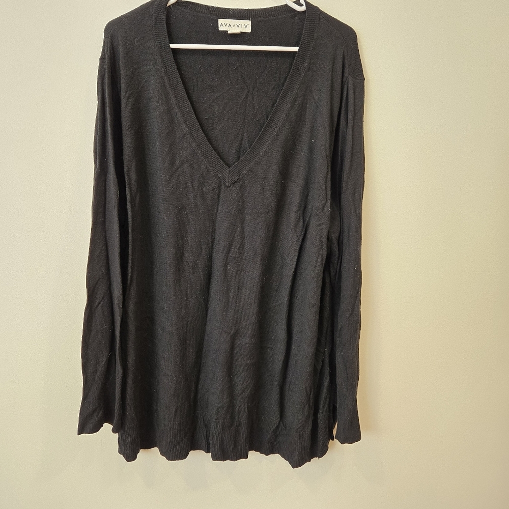 Ava & Viv Black Sweater
